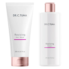 FARMASi Dr. C. Tuna reviving shampoo bottle for daily scalp refresh and strengthened strands.