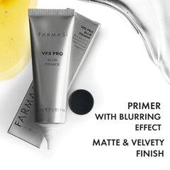 FARMASi VFX Pro Primer pores minimized closeup highlights oil-free finish