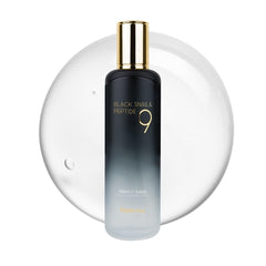 Farmstay Black Snail & Peptide 9 Toner bottle for daily hydration and glow.