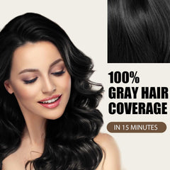 Farndu Black Hair Dye Shampoo foam-lather view for even color.