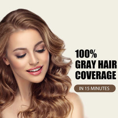 Farndu light brown hair dye shampoo with rich lather for even coverage.