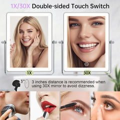 FASCINATE dimmable color temperature options help match makeup scenarios