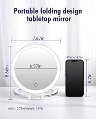 FASCINATE magnifying mirror 1x side for daily grooming and skincare.