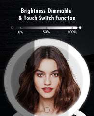 FASCINATE mirror with charging port for cordless use and quick recharge.