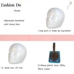 fashion-do bottom plate 4.5-inch base provides stable desk setup