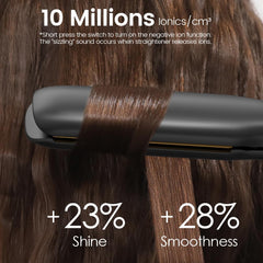 Faszin ionic technology delivering 10 million ions for shinier, smoother hair