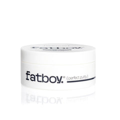 Fatboy Hair Perfect Putty tube showcases versatile styling for textured volume