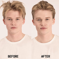 Fatboy Honey Putty damp hair-application highlights easy distribution and scalp care benefits