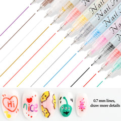 Fcozpjk pen with 0.7mm tip for fine lines and detailing