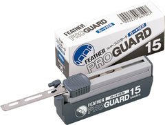Feather Artist Club ProGuard blades 15-pack for guarded safety and precise shaves