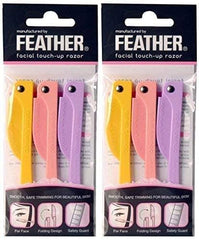 Feather Flamingos razor with safety cap protects delicate skin during shaving