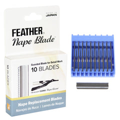 Feather Nape Blades close-shave enables precise grooming in tight spots.