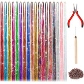FEBSNOW 3600-strands Christmas tinsel icicles add sparkling color to your tree.