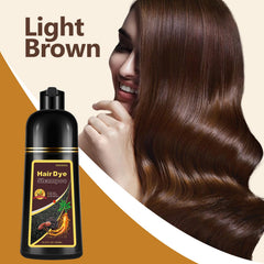 Fedulili 3in1 hair dye shampoo applies color while smoothing hair.