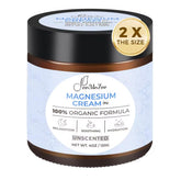FeeMeFee magnesium lotion bottle promotes calm muscles for a restful night.