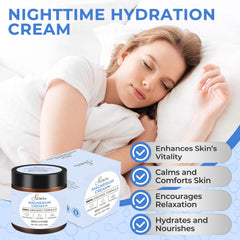 FeeMeFee magnesium lotion sleep jar showcases quick absorption and soothing hydration.