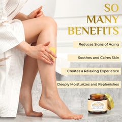 FeeMeFee frankincense balm ingredients oils close-up—nourishment from grape seed and olive oils.