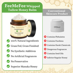 FeeMeFee grass-fed beef tallow ingredients highlight natural nourishment.