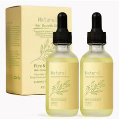 FEIBTH Hair Growth Oil bottle close-up for premium scalp nourishment.
