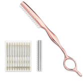 FEISIER hair razors ergonomic handle for comfortable salon or home cutting sessions.