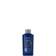 Felps Professional Omega Zero Resistance Nanoplastia bottle close-up for frizz control.