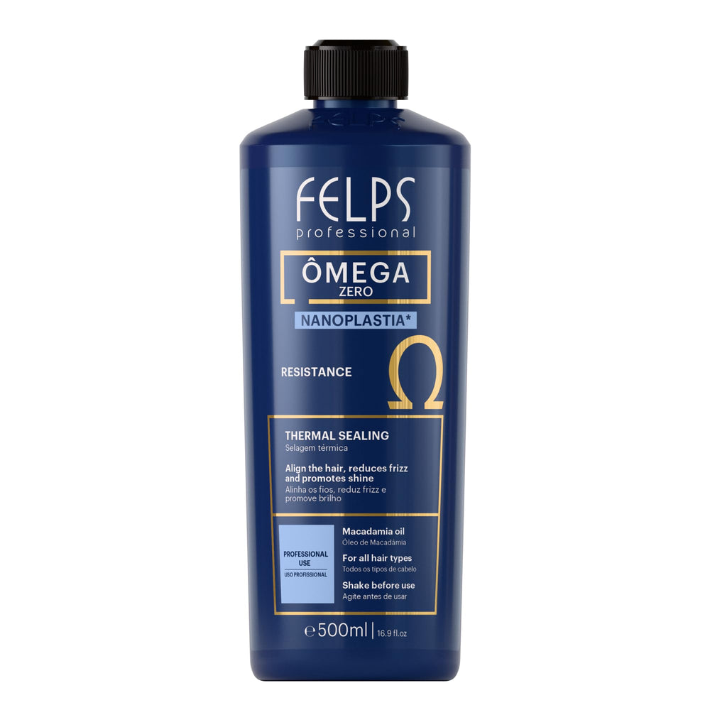 Felps Professional Omega Zero bottle pour shows smoothness for easy detangling