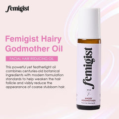 Daily application routine with Femigist oil for regrowth management.