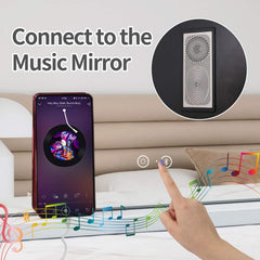 Fenair vanity mirror USB port keeps your phone charged during beauty routines.