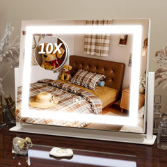FENNIO vanity mirror lights 12x16 for precise makeup application