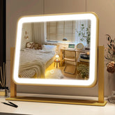 FENNIO vanity mirror lights 14x12 angle-view for precise makeup prep