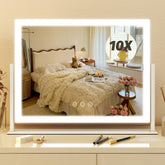 FENNIO Vanity Mirror with Lights front view for clear makeup application and lighting accuracy