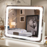 FENNIO vanity mirror lights front view for clear makeup prep and improved accuracy