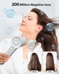 Fentgo hair dryer magnetic attachments for quick styling swaps