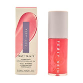 Fenty Skin Fenty Treatz lip oil Dragon Fruit bottle delivers long-lasting hydration with a clear gloss