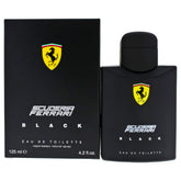 Ferrari Scuderia Black bottle front showcases elegant design for daily wear.