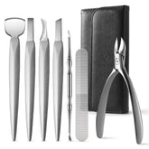 FERYES pedicure knife with wide curved blade for precise shaping