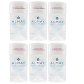 FF Almay Sensitive Skin clear gel fragrance-free bottle closeup, gentle underarm protection.