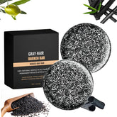 Barra negra F FENG PEI para cabello gris con oscurecimiento gradual.