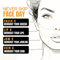 FFX Lip X plumps lips with exercises for fuller, natural-looking pout.