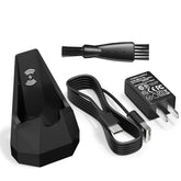 FGIEU Manscaped Lawn Mower 4.0 charging dock front view for reliable charging.