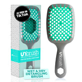 FHI Heat UNbrush Aurora side view showing pain-free detangling on all hair types