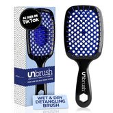 FHI Heat UNbrush detailed bristle closeup showing anti-static DuoFlex performance for gentle detangling