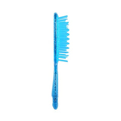 FHI Heat UNbrush duoFlex bristles bundle shows flexible detangling action for tangly hair.