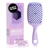 FHI Heat UNbrush lilac front view detangles wet or dry hair easily