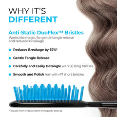FHI Heat UNbrush Ocean color with lightweight handle for easy styling