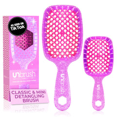 FHI Heat UNbrush Original detangling brush with dual-length bristles for gentle detangling.