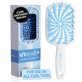 FHI Heat UNbrush Plus close-up of 84 UltraFlex bristles detangling fragile hair gently