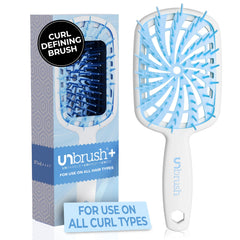 FHI Heat UNbrush Plus close-up of 84 UltraFlex bristles detangling fragile hair gently