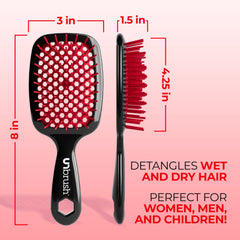 FHI Heat UNbrush Red ready for wet-to-dry use speeds up drying