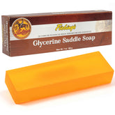 Fiebing's Glycerine Saddle Soap Bar 7oz packaging image showing a ready-to-use leather care product.